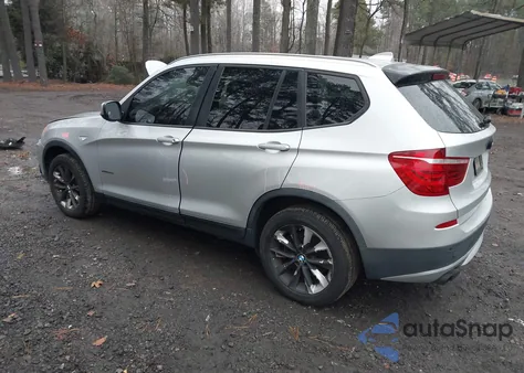 2013 BMW X3 xDrive28I from USA, damaged, VIN 5UXWX9C56D0A23050